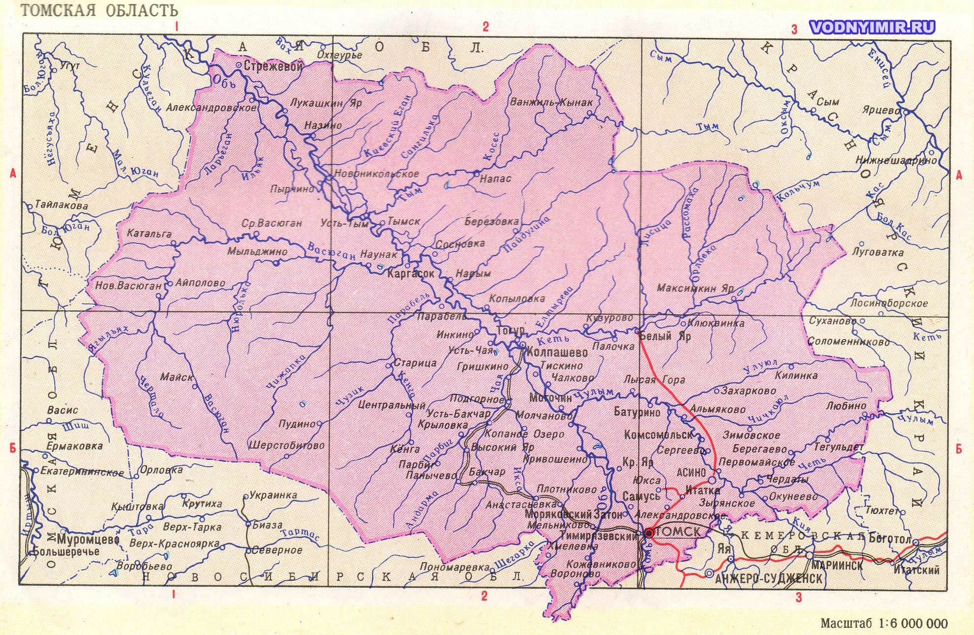 Асино томск карта